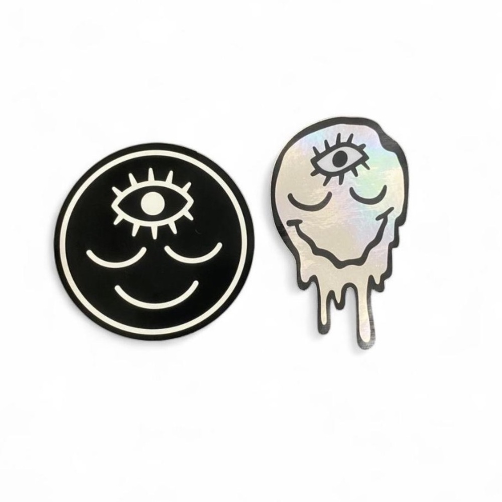Holographic Black Eye Stickers